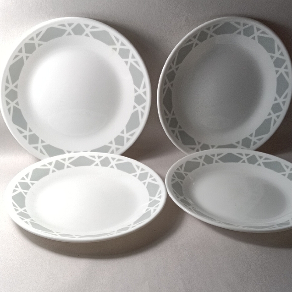 Corelle Other - Corelle Modena Pattern Salad Plates Set Of 4